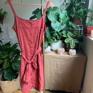 Eileen Fisher scarlet dress